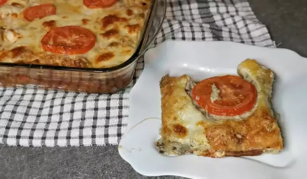 Oven-Baked Vegetables with Mozzarella