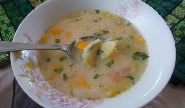 Vegetable Soup with Thickening Agent
