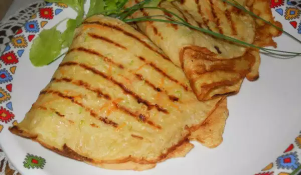 Vegetable Pancakes with Zucchini and Carrots