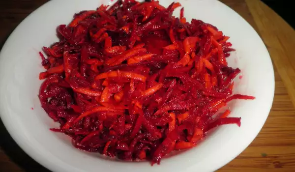 Beetroot and Carrot Winter Salad