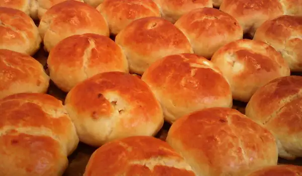 Salty Buns with Feta Cheese