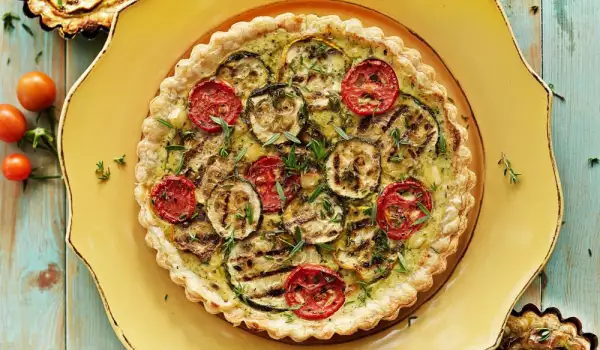 Zucchini and Thyme Pie