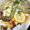 Artichokes with Blue Cheese and Garlic