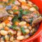 Pork Chops with Garlic and Beans