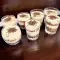 Biscuit Cake with Bavarian Cream in Cups