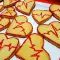 Heartbeat Love Heart Cookies