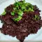 Risotto with Black Rice and Mushrooms