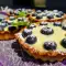 Tartlets with Blueberries and Cashew Frangipane