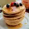 American Pancakes with Sour Cream