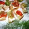 Crostini with Cottage Cheese, Tomato Pesto and Pepper