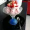 Homemade Sundae with Strawberry Ice Cream