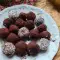 Homemade Cocoa Truffles with Tahini