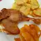 Duck Confit with Caramelized Pears and Potatoes