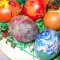 Colorful Eggs with Decoupage