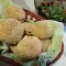 Small Bread Buns with Buckwheat, Cottage Cheese and Parmesan