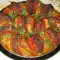 Meatballs with Potatoes and Tomatoes in the Oven