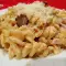 Fusilli with Bacon, Cream and Truffle