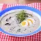 Mushroom Soup with Eggs