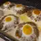 Wonderful Minced Meat Nests with Egg