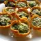 Bread Baskets with Spinach