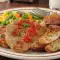 Mosaic of Minced Meat with Tomato Sauce