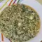 Nettle Porridge with White Cheese and Eggs