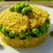 Quinoa and Pea Salad with Almond Pesto