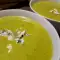 Zucchini and Blue Cheese Cream Soup