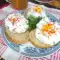 Crostini with Poached Eggs and Vegetables