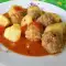 Meatballs with Potatoes and Sauce