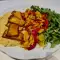 Mediterranean Couscous with Tofu and Arugula