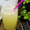 Alkaline Drink with Lemon, Ginger and Mint