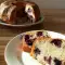 Vegan Lemon Sponge Cake with Blueberries