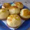 Soft Muffins with Feta Cheese and Cheese