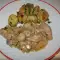 Marinated Pork with Mushroom and Cream Sauce