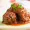 Fried Meatballs with Tomato Sauce