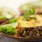 Moussaka with Zucchini and Rice