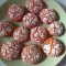 Red Velvet and Walnut Crinkle Cookies