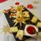 New Year`s Platter with Cheeses