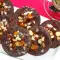 Rice Cakes with Chocolate, Dried Fruits and Nuts