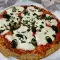 Healthy Pizza with Oat Bran Crust