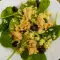 Bulgur Salad with Baby Spinach and Bonito