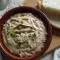 Eggplant Pate with Mayonnaise and Cheese