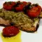 Salmon with Pesto and Cherry Tomatoes