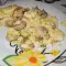 Button Mushrooms with Scrambled Eggs