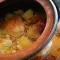 Exquisite Chicken Legs with Vegetables in a Clay Pot