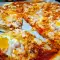 Pizza with Chicken and Quail Eggs