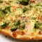 Pizza with Broccoli and Ham