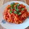 Vegan Rice with Tomatoes in a Pot