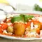 Potatoes with Tomato Sauce and Feta Cheese